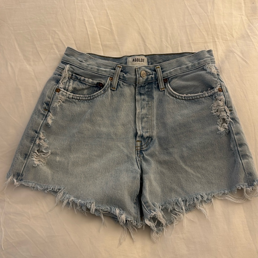 AGOLDE Parker Long Distressed Denim Size 26
